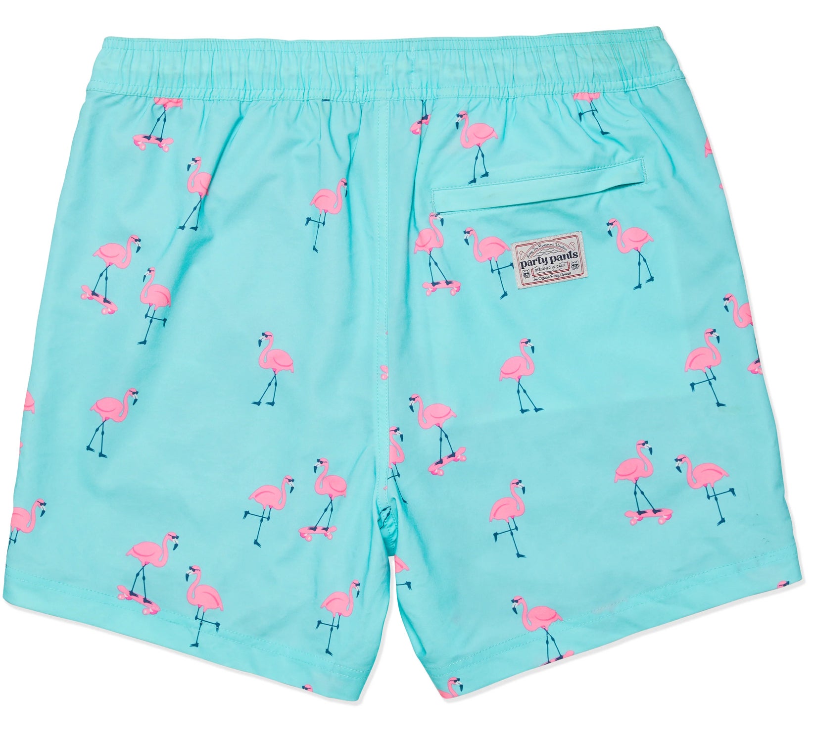 Light blue flamingo shorts online